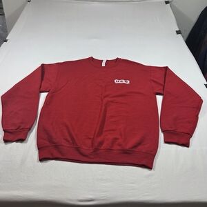 HEB SWEATSHIRT Red Men's Unisex Sweater Long Sleeve Jerzees